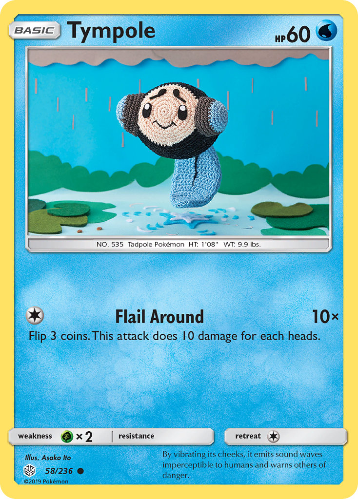 Tympole - Cosmic Eclipse - #58 - Pokemon TCG card