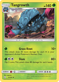 Tangrowth #6 Tangrowth - Cosmic Eclipse - #6 - Pokemon TCG card