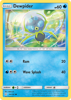 Dewpider - Cosmic Eclipse - #64 - Pokemon TCG card