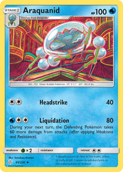 Araquanid - Cosmic Eclipse - #65 - Pokemon TCG card
