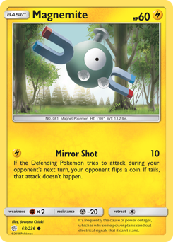 Magnemite - Cosmic Eclipse - #68 - Pokemon TCG card