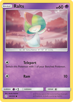 Ralts #80 Ralts - Cosmic Eclipse - #80 - Pokemon TCG card