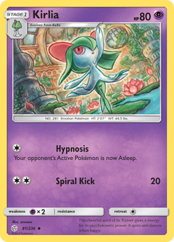 Kirlia #81 Kirlia - Cosmic Eclipse - #81 - Pokemon TCG card