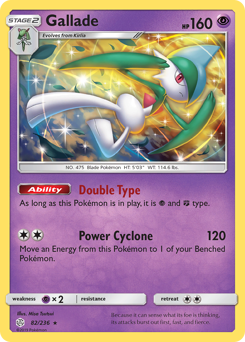 Gallade #82 Gallade - Cosmic Eclipse - #82 - Pokemon TCG card
