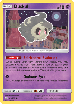 Duskull #83 Duskull - Cosmic Eclipse - #83 - Pokemon TCG card