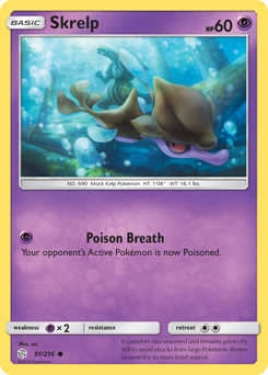 Skrelp - Cosmic Eclipse - #91 - Pokemon TCG card