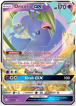 Oricorio-GX #95 Oricorio-GX - Cosmic Eclipse - #95 - Pokemon TCG card