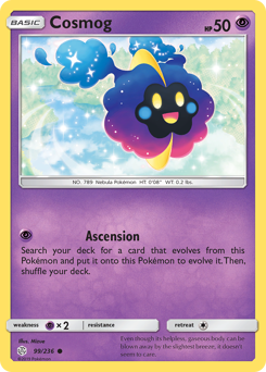 Cosmog #99 Cosmog - Cosmic Eclipse - #99 - Pokemon TCG card