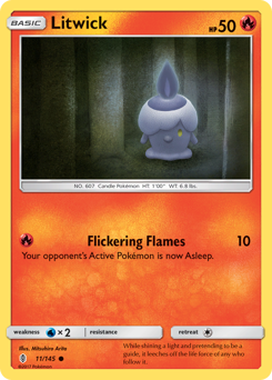 Litwick #11 Litwick - Guardians Rising - #11 - Pokemon TCG card