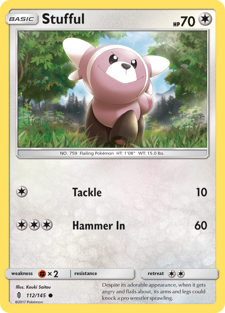 Stufful - Guardians Rising - #112 - Pokemon TCG card