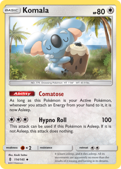 Komala - Guardians Rising - #114 - Pokemon TCG card