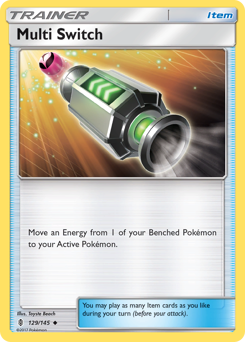 Multi Switch - Guardians Rising - #129 - Pokemon TCG card