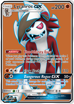 Lycanroc-GX #138 Lycanroc-GX - Guardians Rising - #138 - Pokemon TCG card
