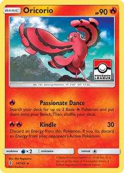 Oricorio - Guardians Rising - #14 - Pokemon TCG card