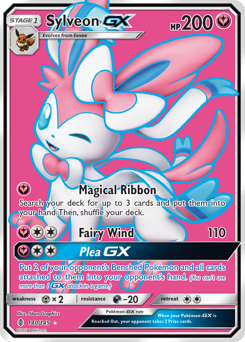 Sylveon-GX #140 Sylveon-GX - Guardians Rising - #140 - Pokemon TCG card