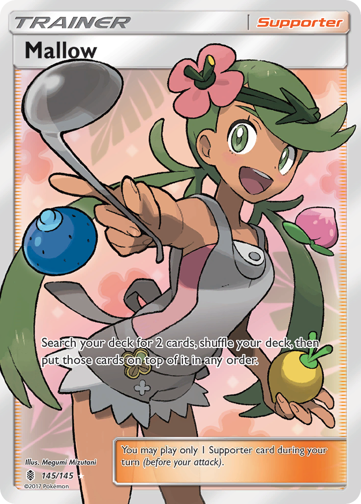 Mallow - Guardians Rising - #145 - Pokemon TCG card