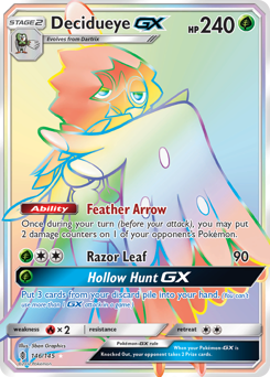Decidueye-GX #146 Decidueye-GX - Guardians Rising - #146 - Pokemon TCG card
