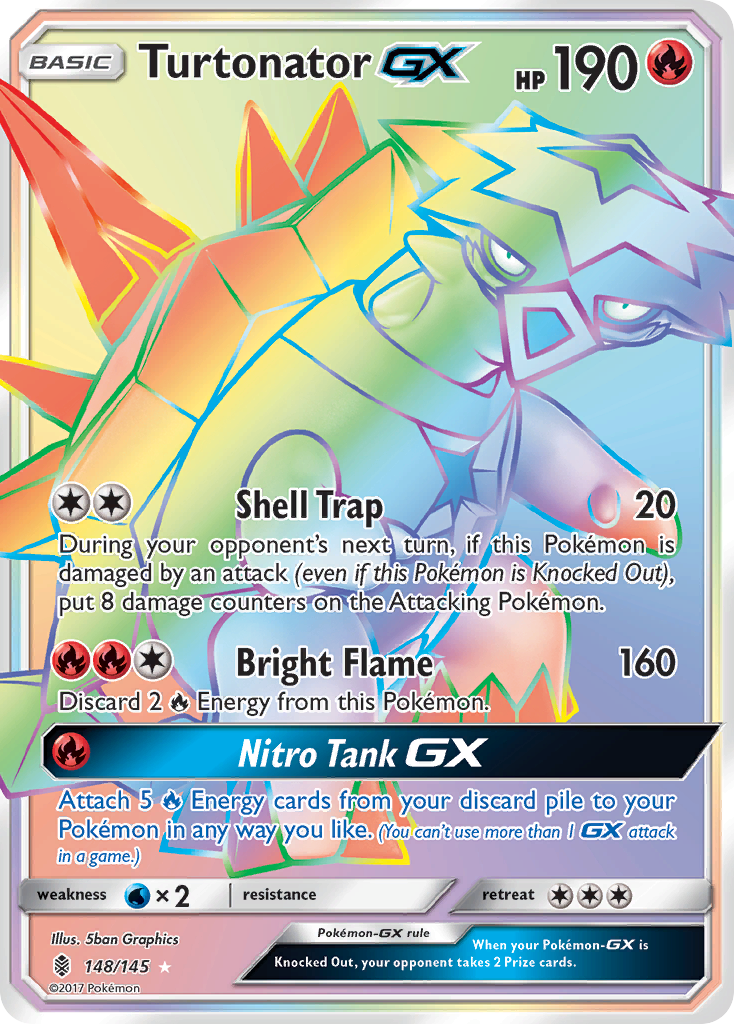 Turtonator-GX - Guardians Rising - #148 - Pokemon TCG card
