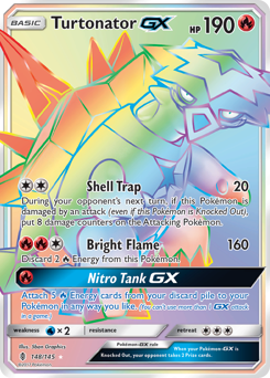 Turtonator-GX - Guardians Rising - #148 - Pokemon TCG card