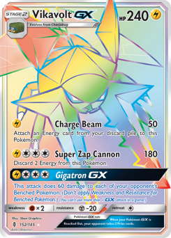Vikavolt-GX - Guardians Rising - #152 - Pokemon TCG card