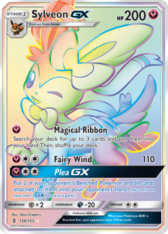 Sylveon-GX #158 Sylveon-GX - Guardians Rising - #158 - Pokemon TCG card