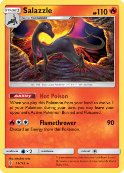 Salazzle #16 Salazzle - Guardians Rising - #16 - Pokemon TCG card