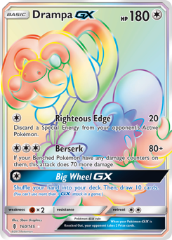 Drampa-GX #160 Drampa-GX - Guardians Rising - #160 - Pokemon TCG card