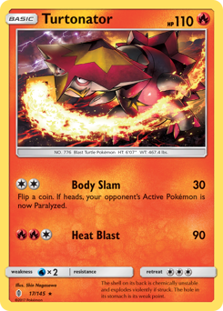 Turtonator - Guardians Rising - #17 - Pokemon TCG card