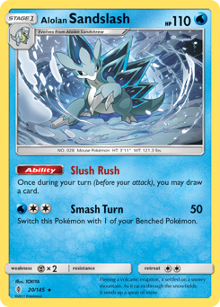 Alolan Sandslash #20 Alolan Sandslash - Guardians Rising - #20 - Pokemon TCG card