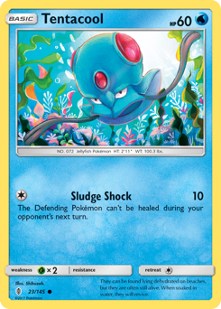 Tentacool - Guardians Rising - #23 - Pokemon TCG card