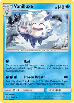 Vanilluxe #35 Vanilluxe - Guardians Rising - #35 - Pokemon TCG card