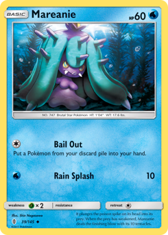 Mareanie #39 Mareanie - Guardians Rising - #39 - Pokemon TCG card