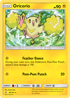 Oricorio - Guardians Rising - #46 - Pokemon TCG card