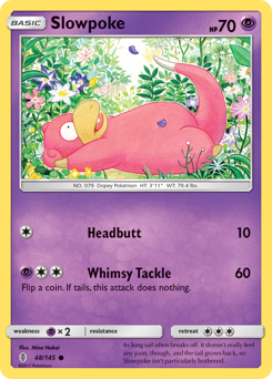 Slowpoke #48 Slowpoke - Guardians Rising - #48 - Pokemon TCG card