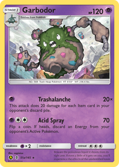 Garbodor #51a Garbodor - Guardians Rising - #51a - Pokemon TCG card