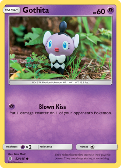 Gothita #52 Gothita - Guardians Rising - #52 - Pokemon TCG card