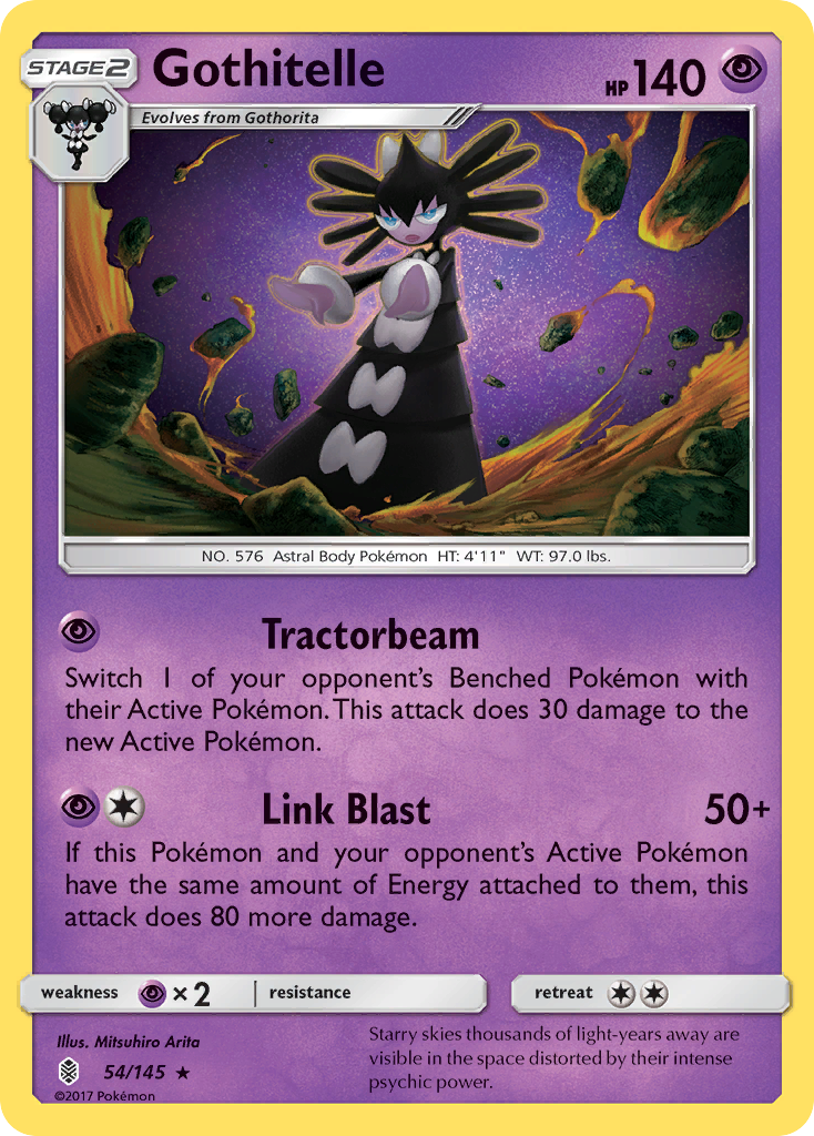 Gothitelle - Guardians Rising - #54 - Pokemon TCG card