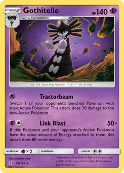 Gothitelle #54 Gothitelle - Guardians Rising - #54 - Pokemon TCG card