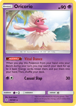 Oricorio - Guardians Rising - #55 - Pokemon TCG card