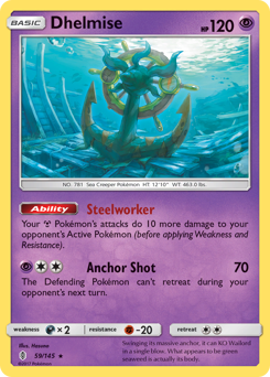 Dhelmise - Guardians Rising - #59 - Pokemon TCG card