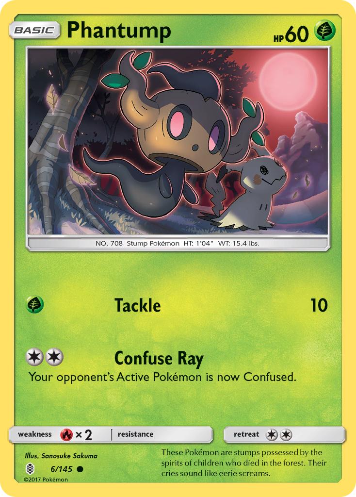 Phantump - Guardians Rising - #6 - Pokemon TCG card