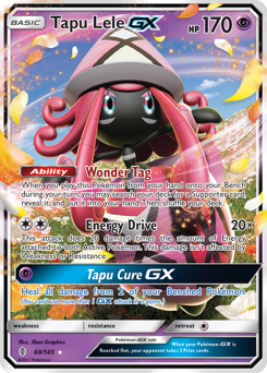 Tapu Lele-GX - Guardians Rising - #60 - Pokemon TCG card