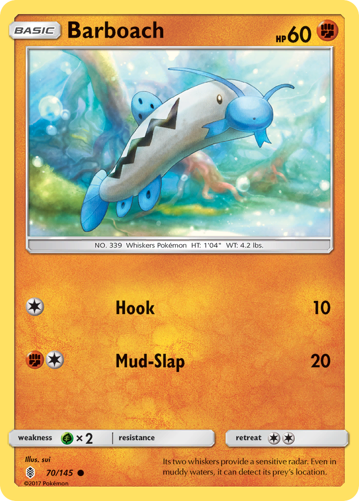 Barboach - Guardians Rising - #70 - Pokemon TCG card