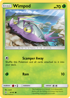 Wimpod - Guardians Rising - #8 - Pokemon TCG card