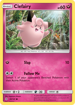 Clefairy - Guardians Rising - #88 - Pokemon TCG card