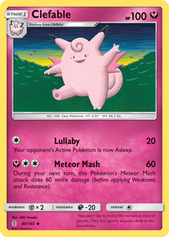 Clefable - Guardians Rising - #89 - Pokemon TCG card