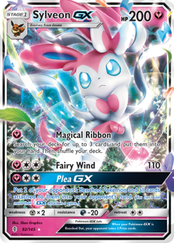 Sylveon-GX #92 Sylveon-GX - Guardians Rising - #92 - Pokemon TCG card
