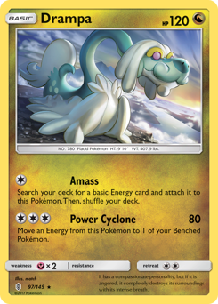 Drampa #97 Drampa - Guardians Rising - #97 - Pokemon TCG card