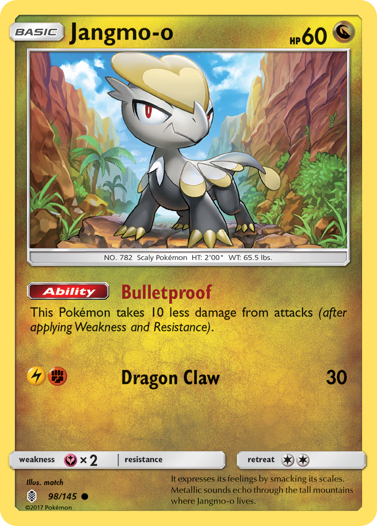 Jangmo-o - Guardians Rising - #98 - Pokemon TCG card