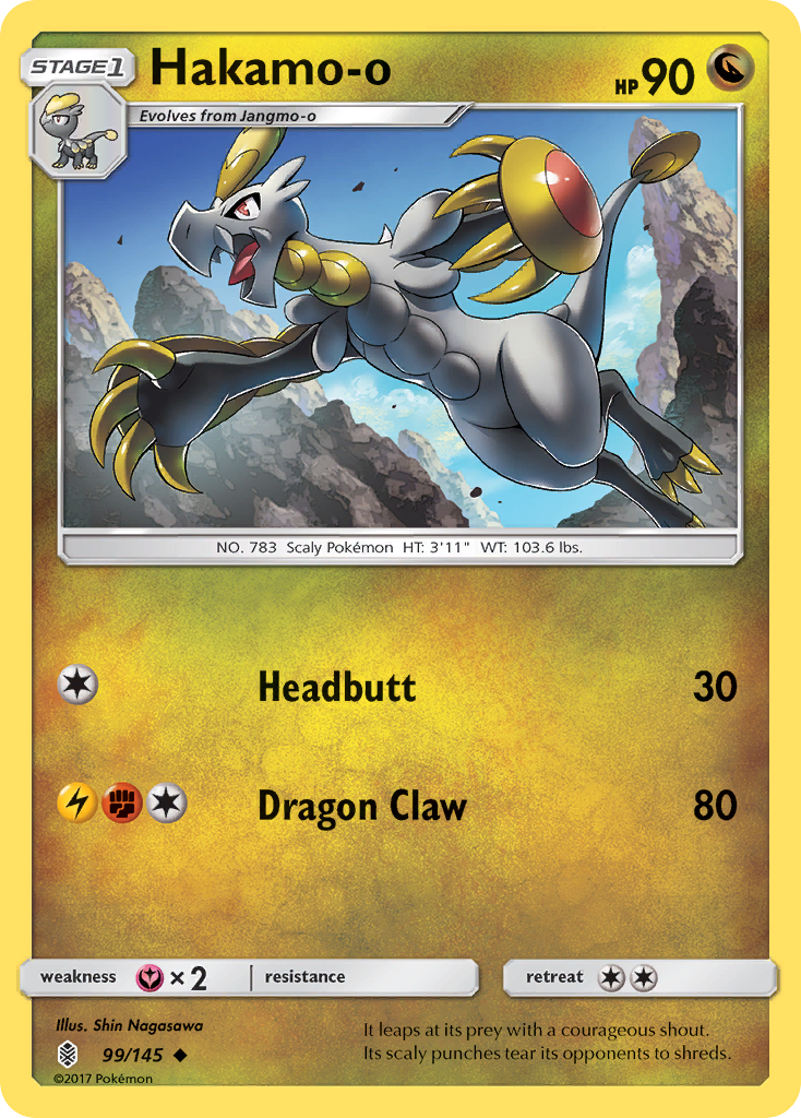 Hakamo-o - Guardians Rising - #99 - Pokemon TCG card